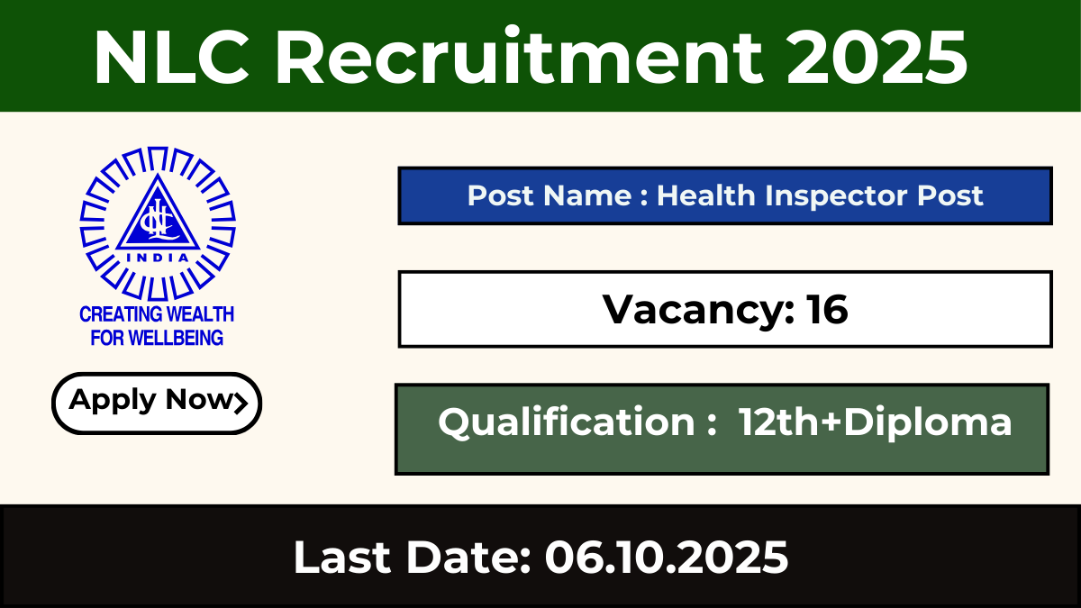 NLC Recruitment 2025