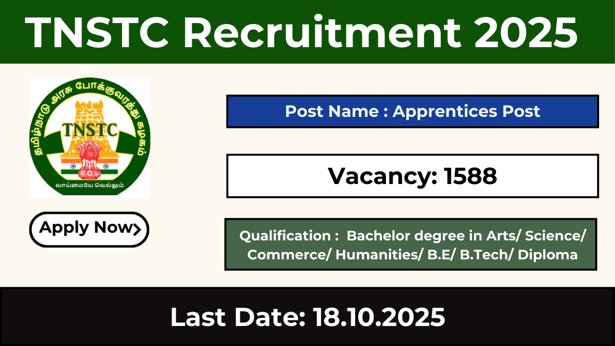 TNSTC Recruitment 2025